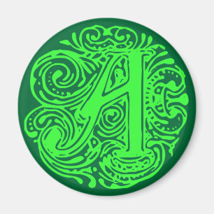 Imán Monarquia Verde "A"