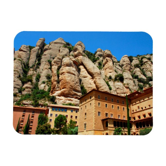 Imán Monasterio de Montserrat, Cataluña, España (Horizontal)