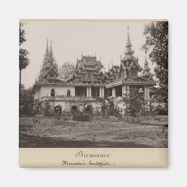 Imán Monasterio de Teik Kyaung, isla de Ka Toe (Frente)