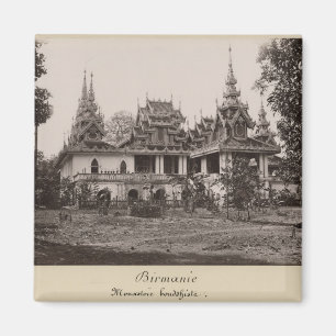 Imán Monasterio de Teik Kyaung, isla del dedo del pie
