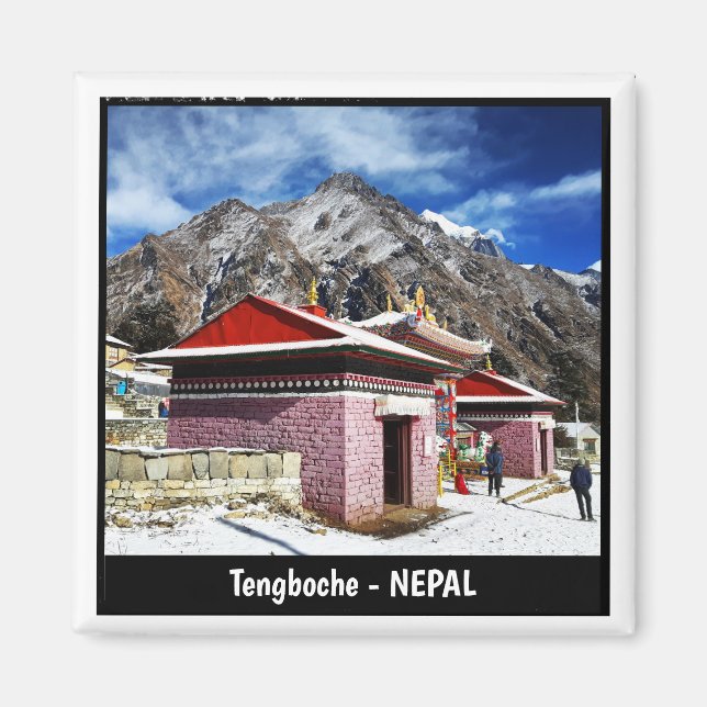 Imán Monasterio de Tengboche, Sagarmatha, Everest, Nepa (Frente)