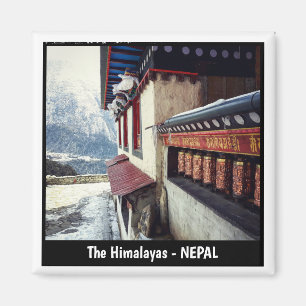 Imán Monasterio Pangboche, vistas a la ruta Everest - N