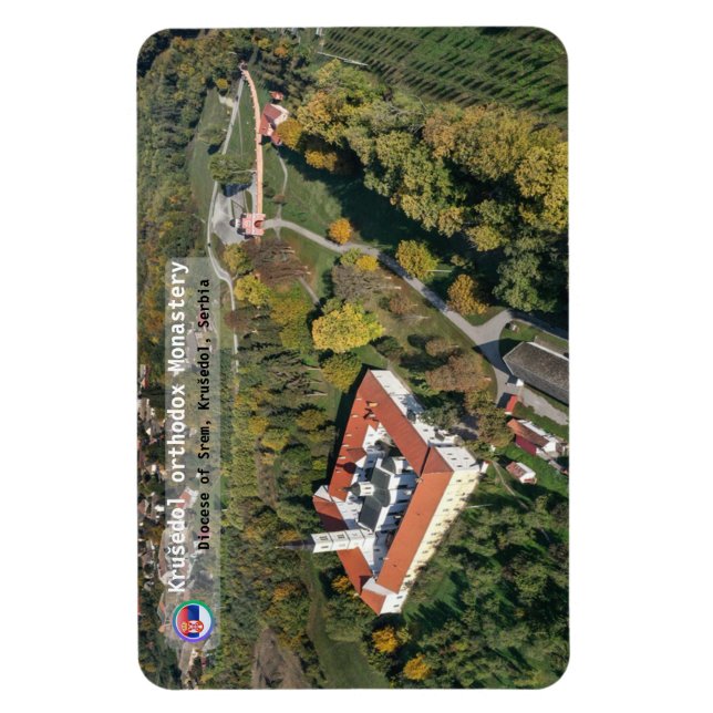 Imán MONASTERIOS SERBIOS - Monasterio de Krušedol (Vertical)
