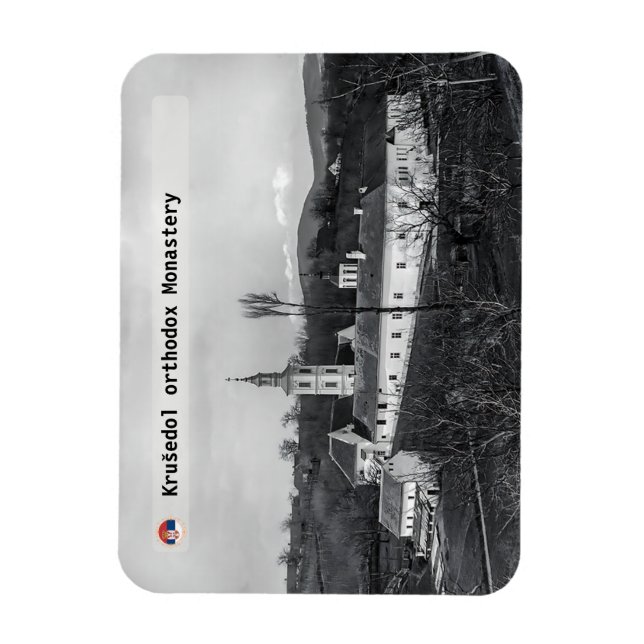 Imán MONASTERIOS SERBIOS - Monasterio de Krušedol 1906 (Vertical)