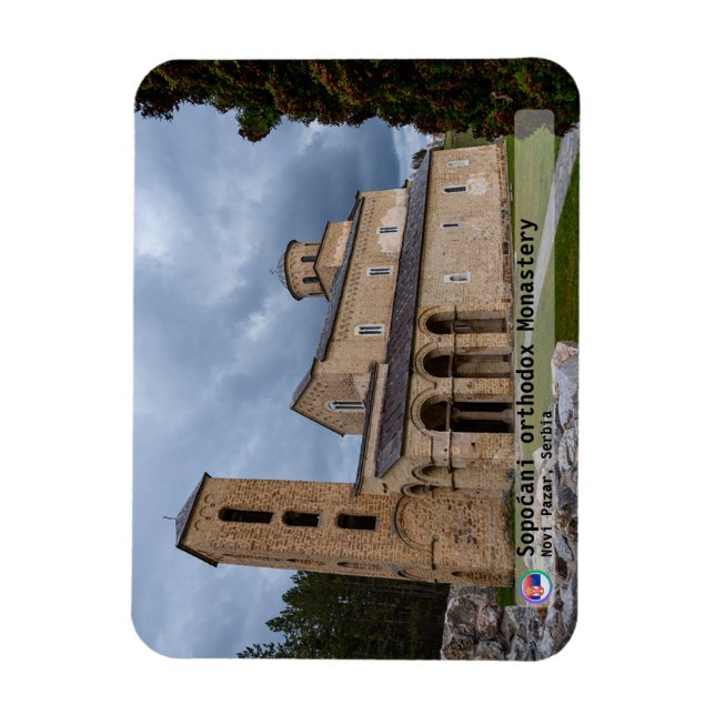 Imán MONASTERIOS SERBIOS - Monasterio de Sopoćani  (Vertical)