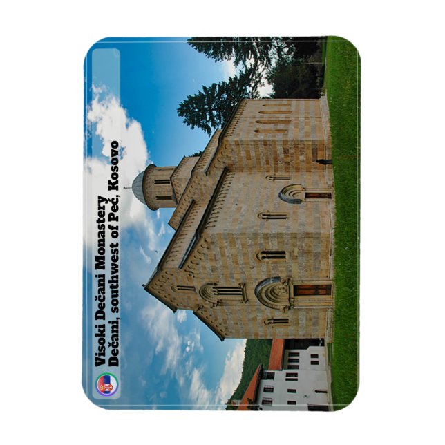 Imán MONASTERIOS SERBIOS - Monasterio de Visoki Dečani (Vertical)