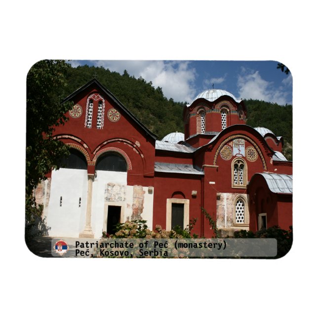 Imán MONASTERIOS SERBIOS - Patriarcado de Peć (Horizontal)