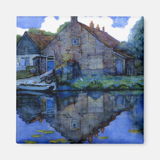 Imán Mondrian - Casa en el Gein (Frente)