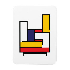 Imán Mondrian Rock Hand Magnet
