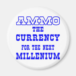 Imán Moneda de Ammo blanco próximo milenio