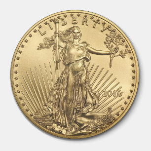 Imán Moneda de Eagle del oro