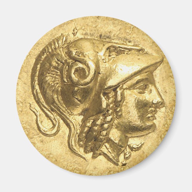 Imán Moneda de la Antigua Athena (Frente)