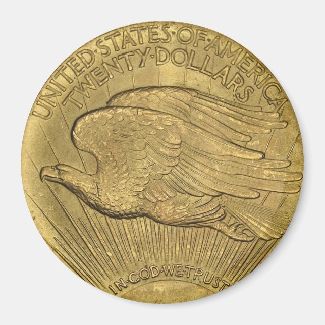 Imán Moneda De Oro De Águila Doble De 1933 (Frente)