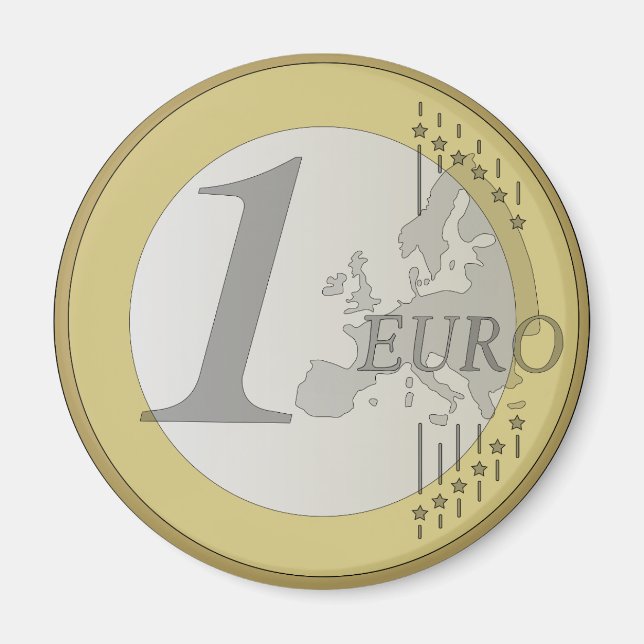 Imán Moneda en euros (Frente)