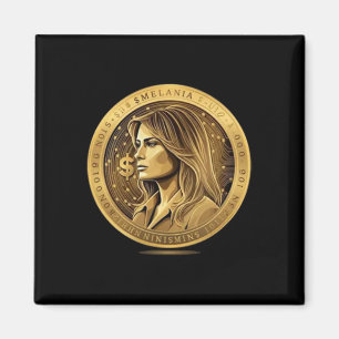 Imán Moneda Meme De Trump Y Melania Lanza Trum