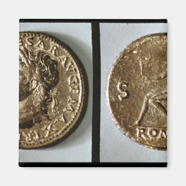 Imán Moneda que representa a Nero (Frente)