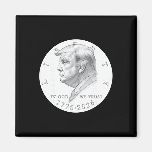 Imán Moneda Trump Un Dólar