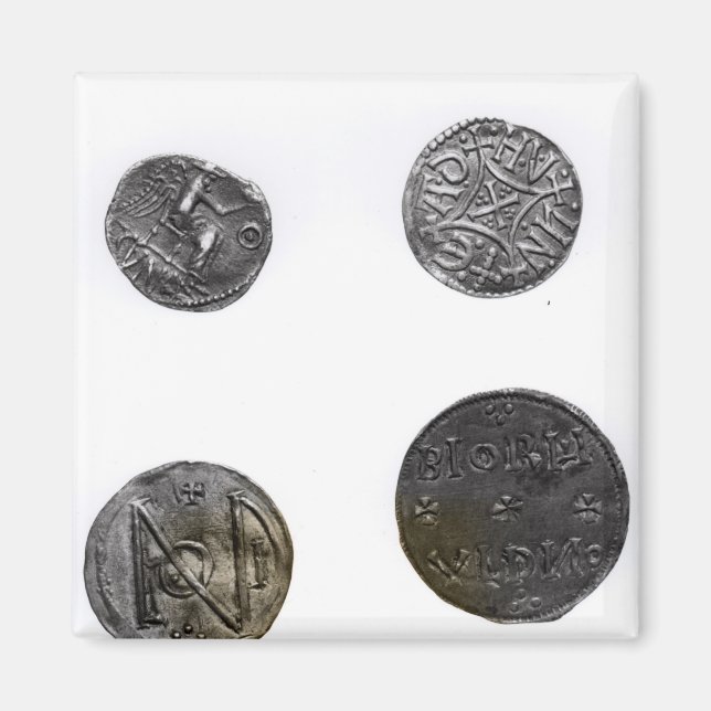 Imán Monedas de Cunobelino o Cembelina, Rey de Mercia (Frente)