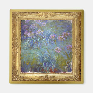 Imán Monet Agapanthus Flores Masterpiece Magnet