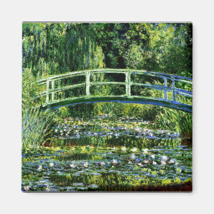 Imán Monet - Agua Lily Pond, verde