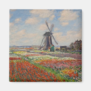 Imán Monet - Champs de Tulipes en Hollande