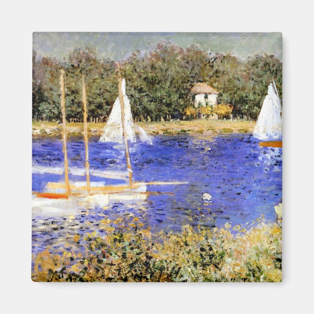Imán Monet - La cuenca de Argenteuil (Frente)