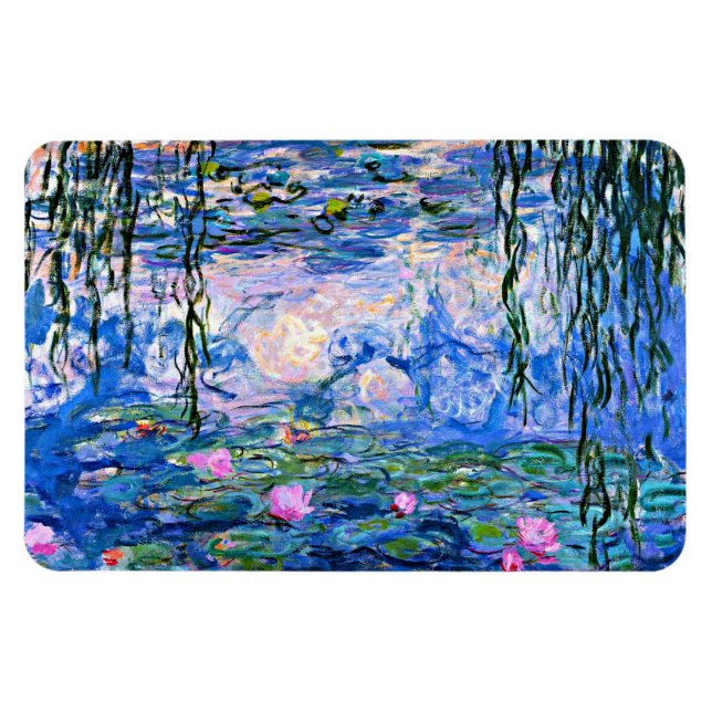 Imán Monet - Lilies de agua, 1919 (Horizontal)