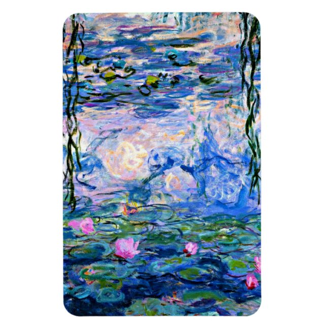 Imán Monet - Lilies de agua, 1919 (Vertical)