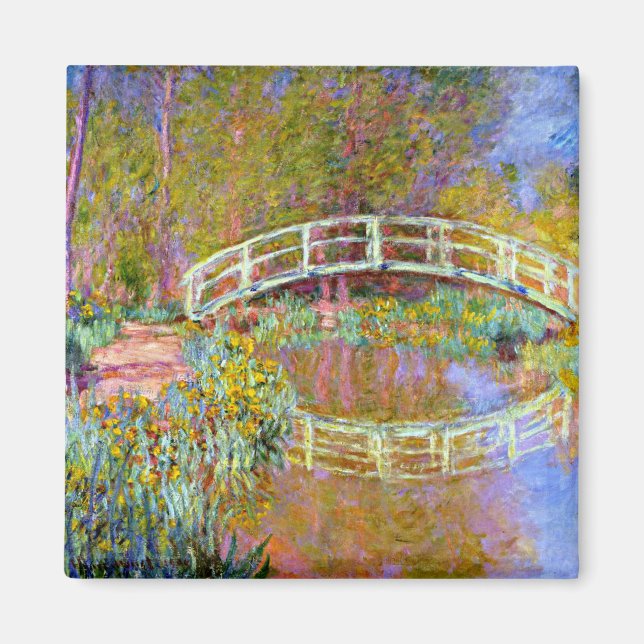 Imán Monet - Puente en el Jardín de Monet (Frente)