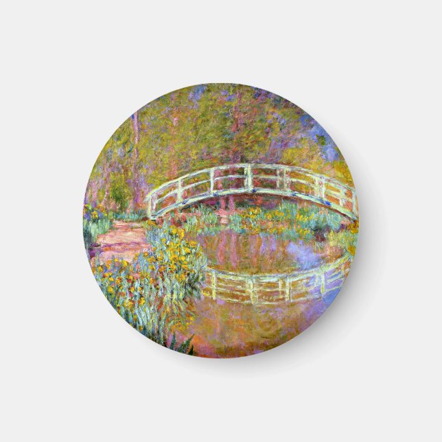 Imán Monet - Puente en el Jardín de Monet (Frente)