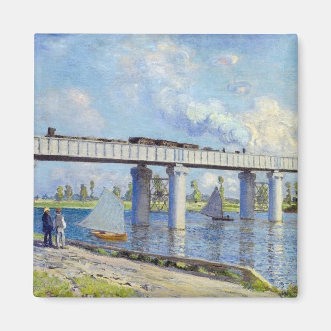 Imán Monet - Puente ferroviario en Argenteuil (Frente)