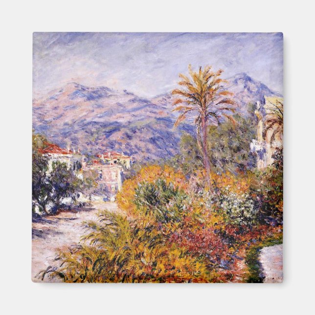 Imán Monet - Strada Romada en Bordighera (Frente)