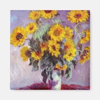 Imán Monet Sunflowers