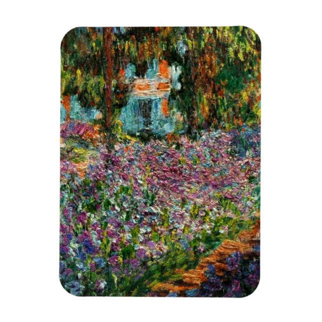 Imán Monet The Artist's Garden at Giverny (Vertical)
