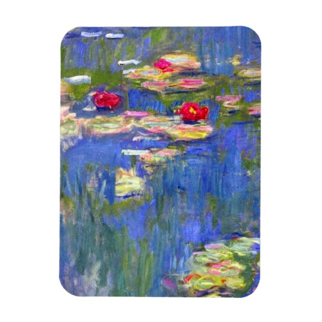 Imán Monet Water Lilies (Vertical)