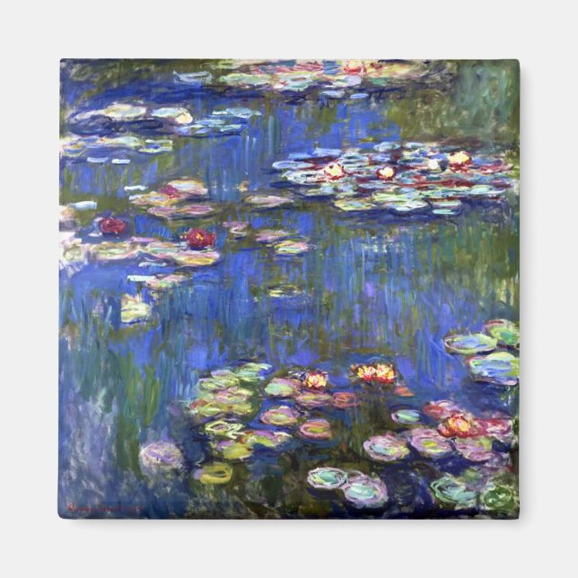 Imán Monet Water Lilies (Frente)