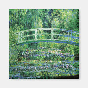 Imán Monet Water Lilis y el Puente Japonés