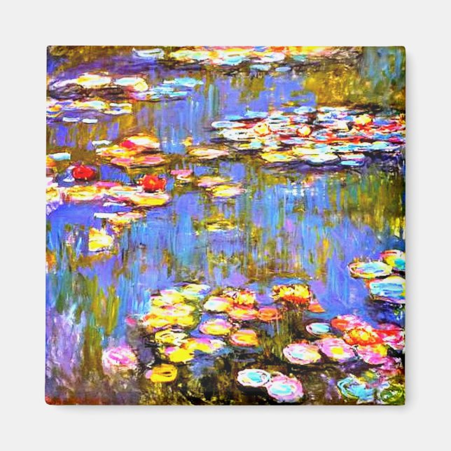 Imán Monet Waterlilies (Frente)