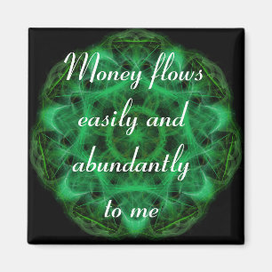 Imán Money flows to me magnet