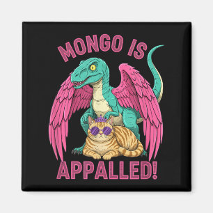 Imán Mongo está consternado Gamer Raptor Gato Divertido