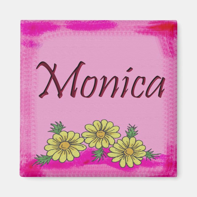 Imán Monica Daisy Magnet (Frente)