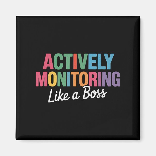 Imán Monitoreo Activo Como Un Equipo De Prueba De Estad (Frente)