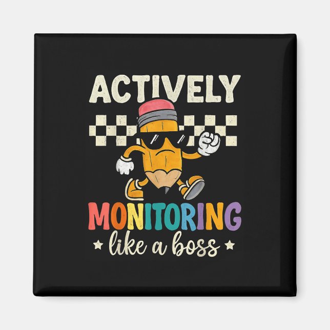 Imán Monitoreo activo como una prueba de profesor diver (Frente)
