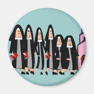 Imán Monjas "que dirigen a la iglesia "