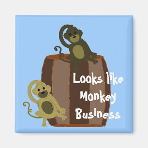 Imán Monkey Barrel Business