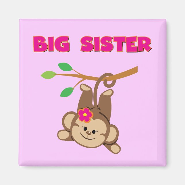 Imán Monkey Big Sister (Frente)