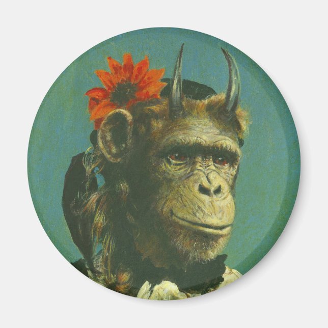 Imán Monkey Demon Magnet (Frente)