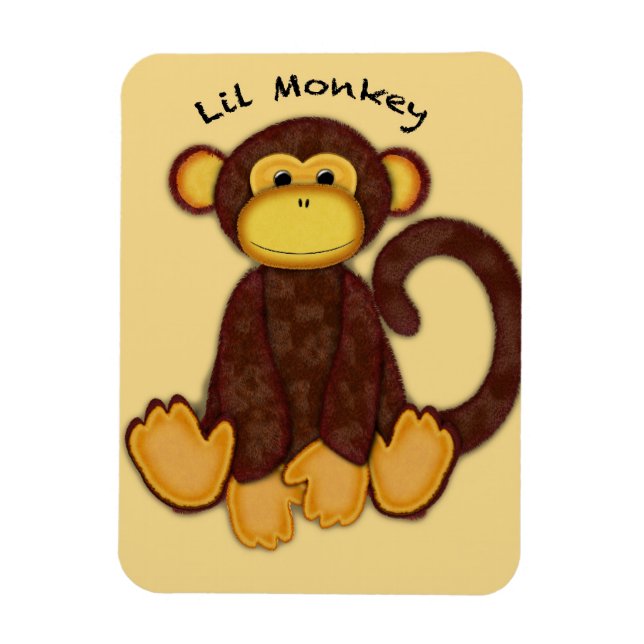 Imán Monkey Fridge Magnet (Vertical)