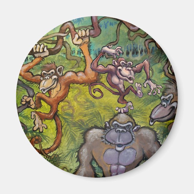 Imán Monkey Fun (Frente)