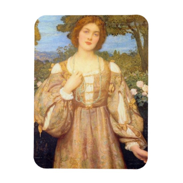 Imán Monna Giovanna (por Edward Robert Hughes) (Vertical)
